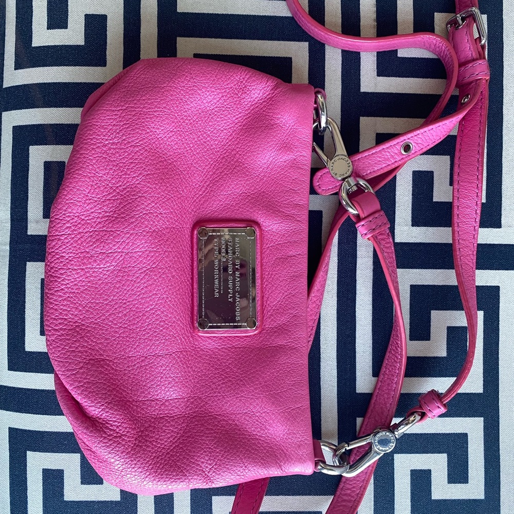 Pink Leather Marc Jacobs crossbody